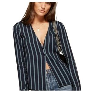 Reformation Risqué Striped Top